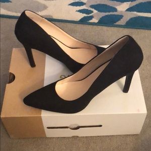 Black Suede Pumps